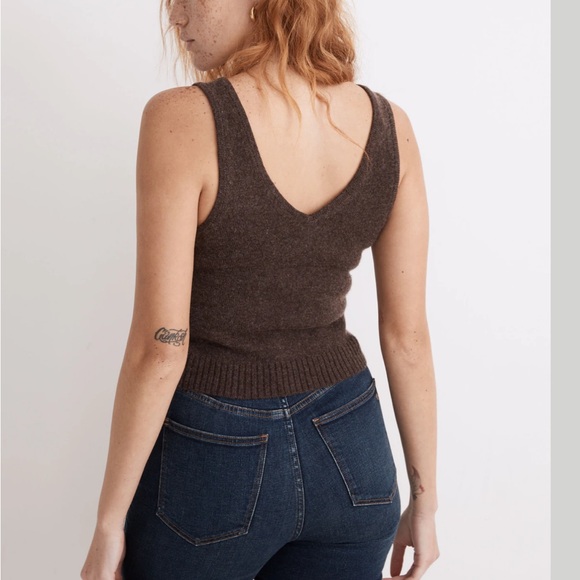 Upton Chocolate Brown Cardigan and Carleton tank set - Picture 6 of 11